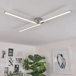 Hofstein Mohlin Deckenleuchte LED Nickel-Matt, 3-flammig -LED Leuchten Verkäufe 2022 mohlin deckenleuchte h3446539 10