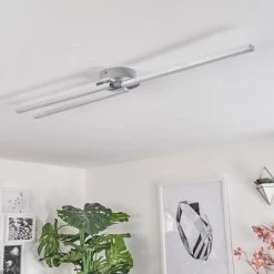 Hofstein Mohlin Deckenleuchte LED Nickel-Matt, 3-flammig -LED Leuchten Verkäufe 2022 mohlin deckenleuchte h3446539 11