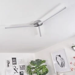 Hofstein Mohlin Deckenleuchte LED Nickel-Matt, 3-flammig -LED Leuchten Verkäufe 2022 mohlin deckenleuchte h3446539 9