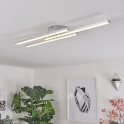 Hofstein Mohlin Deckenleuchte LED Nickel-Matt, 3-flammig -LED Leuchten Verkäufe 2022 mohlin deckenleuchte h3446560 6