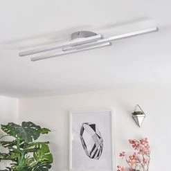 Hofstein Mohlin Deckenleuchte LED Nickel-Matt, 3-flammig -LED Leuchten Verkäufe 2022 mohlin deckenleuchte h3446560 9