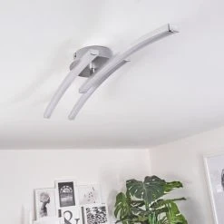 Hofstein Mohlin Deckenleuchte LED Nickel-Matt, 3-flammig -LED Leuchten Verkäufe 2022 mohlin deckenleuchte h3446577 9