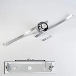 Hofstein Mohlin Deckenleuchte LED Nickel-Matt, Chrom, 2-flammig -LED Leuchten Verkäufe 2022 mohlin deckenleuchte h3446676 4