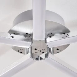 Hofstein Mohlin Deckenleuchte LED Nickel-Matt, 24-flammig -LED Leuchten Verkäufe 2022 mohlin deckenleuchte h3459164 5