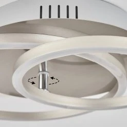 Hofstein Mohlin Deckenleuchte LED Nickel-Matt, 1-flammig -LED Leuchten Verkäufe 2022 mohlin deckenleuchte h3546215 2