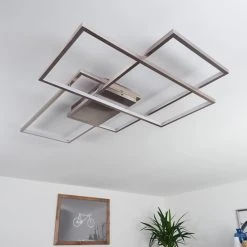 Hofstein Momahaki Deckenleuchte LED Chrom, 1-flammig, Fernbedienung -LED Leuchten Verkäufe 2022 momahaki deckenleuchte h3384770 11