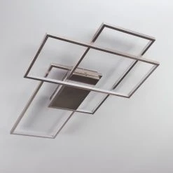 Hofstein Momahaki Deckenleuchte LED Chrom, 1-flammig, Fernbedienung -LED Leuchten Verkäufe 2022 momahaki deckenleuchte h3384770 7