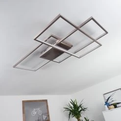 Hofstein Momahaki Deckenleuchte LED Chrom, 1-flammig, Fernbedienung -LED Leuchten Verkäufe 2022 momahaki deckenleuchte h3384770 9