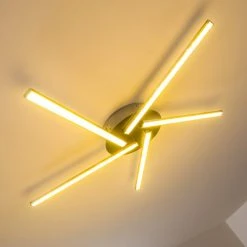 Hofstein Moncton Deckenleuchte LED Nickel-Matt, 1-flammig -LED Leuchten Verkäufe 2022 moncton deckenleuchte h3008249 13