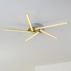 Hofstein Moncton Deckenleuchte LED Nickel-Matt, 1-flammig -LED Leuchten Verkäufe 2022 moncton deckenleuchte h3008249 14