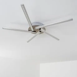 Hofstein Moncton Deckenleuchte LED Nickel-Matt, 1-flammig -LED Leuchten Verkäufe 2022 moncton deckenleuchte h3008249 16