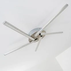 Hofstein Moncton Deckenleuchte LED Nickel-Matt, 1-flammig -LED Leuchten Verkäufe 2022 moncton deckenleuchte h3008249 19