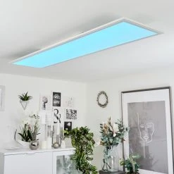 Hofstein Montalba Deckenpanel LED Wei&szlig;, 1-flammig, Fernbedienung, Farbwechsler -LED Leuchten Verkäufe 2022 montalba deckenpanel h3654163 11