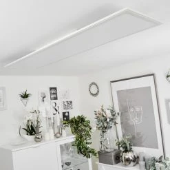 Hofstein Montalba Deckenpanel LED Wei&szlig;, 1-flammig, Fernbedienung, Farbwechsler -LED Leuchten Verkäufe 2022 montalba deckenpanel h3654163 6