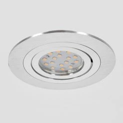 Hofstein Monthois Einbauleuchte LED Nickel-Matt, Chrom, 1-flammig -LED Leuchten Verkäufe 2022 monthois einbauleuchte h3618400 7