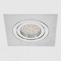 Hofstein Monthois Einbauleuchte LED Nickel-Matt, Chrom, 1-flammig -LED Leuchten Verkäufe 2022 monthois einbauleuchte h3619049 10