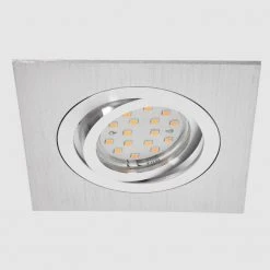 Hofstein Monthois Einbauleuchte LED Nickel-Matt, Chrom, 1-flammig -LED Leuchten Verkäufe 2022 monthois einbauleuchte h3619049 6