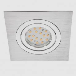 Hofstein Monthois Einbauleuchte LED Nickel-Matt, Chrom, 1-flammig -LED Leuchten Verkäufe 2022 monthois einbauleuchte h3619049 7