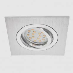 Hofstein Monthois Einbauleuchte LED Nickel-Matt, Chrom, 1-flammig -LED Leuchten Verkäufe 2022 monthois einbauleuchte h3619049 9