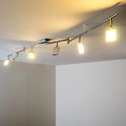 Hofstein Moosonee Deckenleuchte LED Chrom, 6-flammig -LED Leuchten Verkäufe 2022 moosonee deckenleuchte h3009642 11