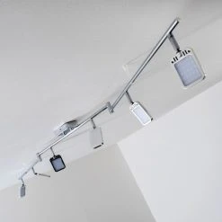 Hofstein Moosonee Deckenleuchte LED Chrom, 6-flammig -LED Leuchten Verkäufe 2022 moosonee deckenleuchte h3009642 12