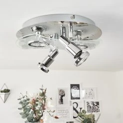 Hofstein Morges Deckenleuchte Bad LED Chrom, Wei&szlig;, 4-flammig -LED Leuchten Verkäufe 2022 morges deckenleuchte bad h3609835 10