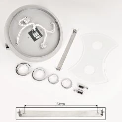 Hofstein Morges Deckenleuchte Bad LED Chrom, Wei&szlig;, 4-flammig -LED Leuchten Verkäufe 2022 morges deckenleuchte bad h3609835 4