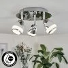 Hofstein Morges Deckenleuchte LED Chrom, 3-flammig