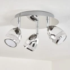 Hofstein Morges Deckenleuchte LED Chrom, 3-flammig -LED Leuchten Verkäufe 2022 morges deckenleuchte h3446942 7