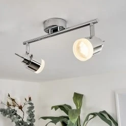 Hofstein Morges Deckenleuchte LED Chrom, 2-flammig -LED Leuchten Verkäufe 2022 morges deckenleuchte h3446973 10