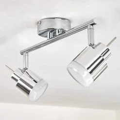 Hofstein Morges Deckenleuchte LED Chrom, 2-flammig -LED Leuchten Verkäufe 2022 morges deckenleuchte h3446973 7