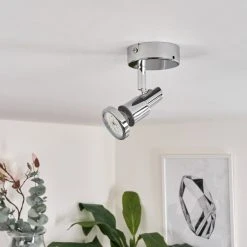 Hofstein Morges Deckenleuchte LED Chrom, 1-flammig -LED Leuchten Verkäufe 2022 morges deckenleuchte h3458600 9