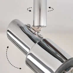 Hofstein Morges Deckenleuchte LED Chrom, 2-flammig -LED Leuchten Verkäufe 2022 morges deckenleuchte h3458624 5