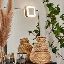 Hofstein Morges Spiegelleuchte LED Chrom, Wei&szlig;, 1-flammig -LED Leuchten Verkäufe 2022 morges spiegelleuchte h3459959 6