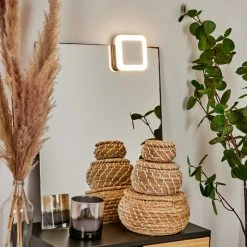 Hofstein Morges Spiegelleuchte LED Chrom, Wei&szlig;, 1-flammig -LED Leuchten Verkäufe 2022 morges spiegelleuchte h3459959 8