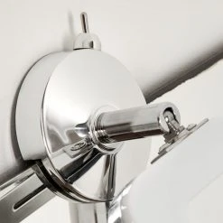 Hofstein Morges Spiegelleuchte LED Chrom, Wei&szlig;, 1-flammig -LED Leuchten Verkäufe 2022 morges spiegelleuchte h3459973 5