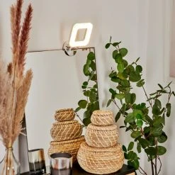 Hofstein Morges Spiegelleuchte LED Chrom, Wei&szlig;, 1-flammig -LED Leuchten Verkäufe 2022 morges spiegelleuchte h3459973 6