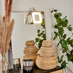 Hofstein Morges Spiegelleuchte LED Chrom, Wei&szlig;, 1-flammig -LED Leuchten Verkäufe 2022 morges spiegelleuchte h3459973 8