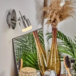 Hofstein Morges Wandleuchte LED Chrom, 1-flammig -LED Leuchten Verkäufe 2022 morges wandleuchte h3458259 10