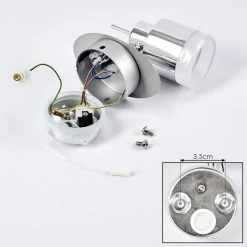 Hofstein Morges Wandleuchte LED Chrom, 1-flammig -LED Leuchten Verkäufe 2022 morges wandleuchte h3458259 4