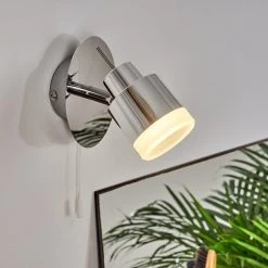 Hofstein Morges Wandleuchte LED Chrom, 1-flammig -LED Leuchten Verkäufe 2022 morges wandleuchte h3458259 8