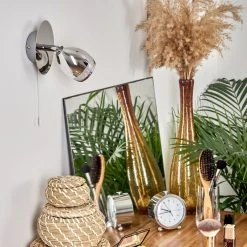 Hofstein Morges Wandleuchte LED Chrom, 1-flammig -LED Leuchten Verkäufe 2022 morges wandleuchte h3458297 9