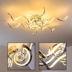 Hofstein MOSKAU Deckenleuchte LED Chrom, 6-flammig -LED Leuchten Verkäufe 2022 moskau deckenleuchte h169057 10