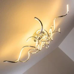 Hofstein MOSKAU Deckenleuchte LED Chrom, 6-flammig -LED Leuchten Verkäufe 2022 moskau deckenleuchte h169057 11