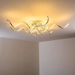 Hofstein MOSKAU Deckenleuchte LED Chrom, 6-flammig -LED Leuchten Verkäufe 2022 moskau deckenleuchte h169057 14