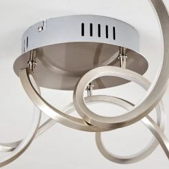 Hofstein Moskau Deckenleuchte LED Nickel-Matt, 1-flammig -LED Leuchten Verkäufe 2022 moskau deckenleuchte h169309 10