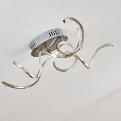 Hofstein Moskau Deckenleuchte LED Nickel-Matt, 1-flammig -LED Leuchten Verkäufe 2022 moskau deckenleuchte h169309 12