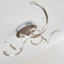 Hofstein Moskau Deckenleuchte LED Nickel-Matt, 1-flammig -LED Leuchten Verkäufe 2022 moskau deckenleuchte h169309 14