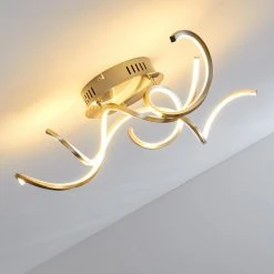 Hofstein Moskau Deckenleuchte LED Nickel-Matt, 1-flammig -LED Leuchten Verkäufe 2022 moskau deckenleuchte h169309 2