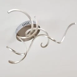 Hofstein Moskau Deckenleuchte LED Nickel-Matt, 1-flammig -LED Leuchten Verkäufe 2022 moskau deckenleuchte h169309 3